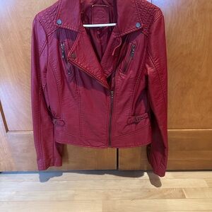 Max Studio Women's Striking Red  Jacket
